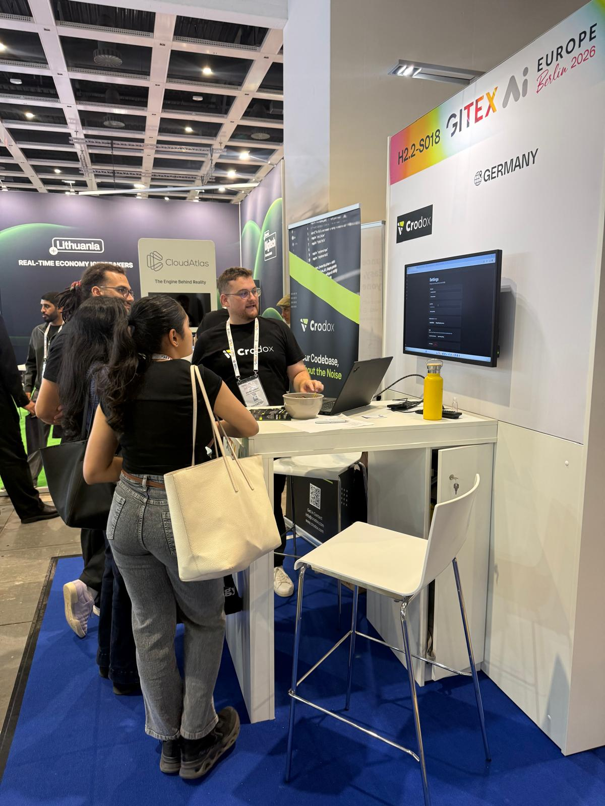 Crodox in action at GITEX AI Europe